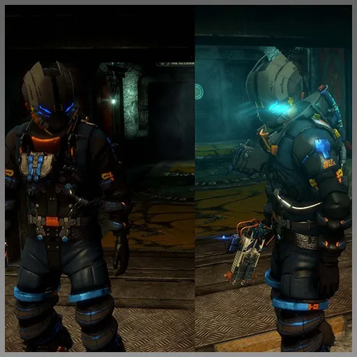Custom EVA Suit (Blue) Mod for Dead Space 3