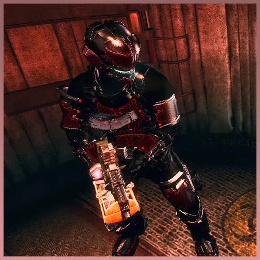 N7 Suit – HEX (Black and Red) – StinVec Re-textures